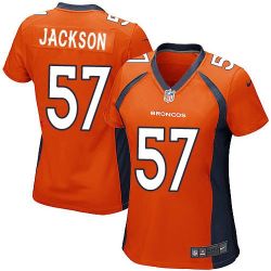Cheap Tom Jackson Broncos Women Jersey From China Orange Game #57