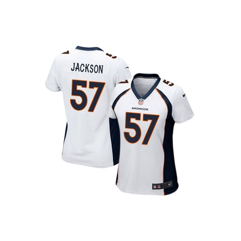 Cheap Tom Jackson Broncos Women Jersey From China White Game #57