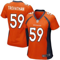 Cheap Danny Trevathan Broncos Women Jersey From China Orange Game #59