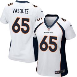 Cheap Louis Vasquez Broncos Women Jersey From China White Game #65