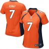 Cheap John Elway Broncos Women Jersey From China Orange Game #7