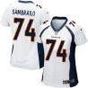 Cheap Ty Sambrailo Broncos Women Jersey From China White Game #74