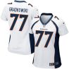 Cheap Gino Gradkowski Broncos Women Jersey From China White Game #77