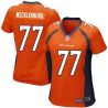 Cheap Karl Mecklenburg Broncos Women Jersey From China Orange Game #77