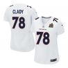 Cheap Ryan Clady Broncos Women Jersey From China White-Super-Bowl-50-Game-Event Game #78
