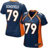 Cheap Michael Schofield Broncos Women Jersey From China Blue Game #79