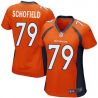 Cheap Michael Schofield Broncos Women Jersey From China Orange Game #79