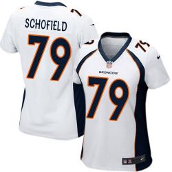 Cheap Michael Schofield Broncos Women Jersey From China White Game #79