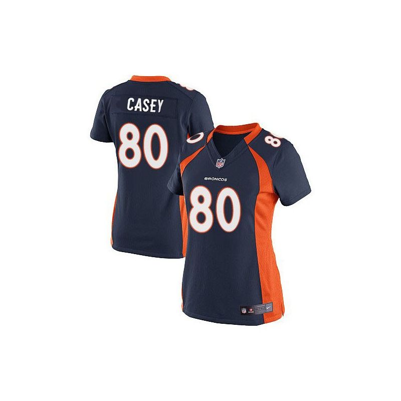 Cheap James Casey Broncos Women Jersey From China Blue Game #80