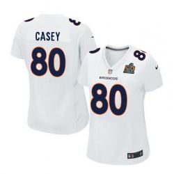 Cheap James Casey Broncos Women Jersey From China White-Super-Bowl-50-Game-Event Game #80