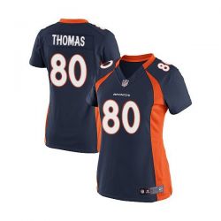 Cheap Julius Thomas Broncos Women Jersey From China Blue Game #80