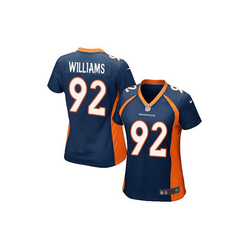 Cheap Sylvester Williams Broncos Women Jersey From China Blue Game #92