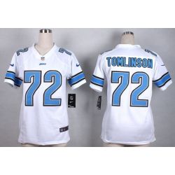 Cheap Laken Tomlinson Lions Women Jersey From China White Game #72
