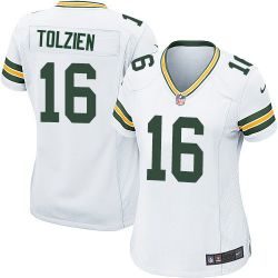 Cheap Scott Tolzien Packers Women Jersey From China White Game #16