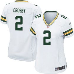 Cheap Mason Crosby Packers Women Jersey From China White Game #2