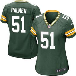 Cheap Nate Palmer Packers Women Jersey From China Green Game #51
