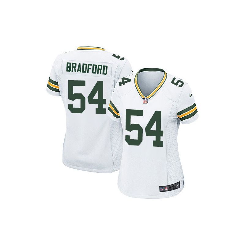 Cheap Carl Bradford Packers Women Jersey From China White Game #54