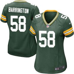 Cheap Sam Barrington Packers Women Jersey From China Green Game #58