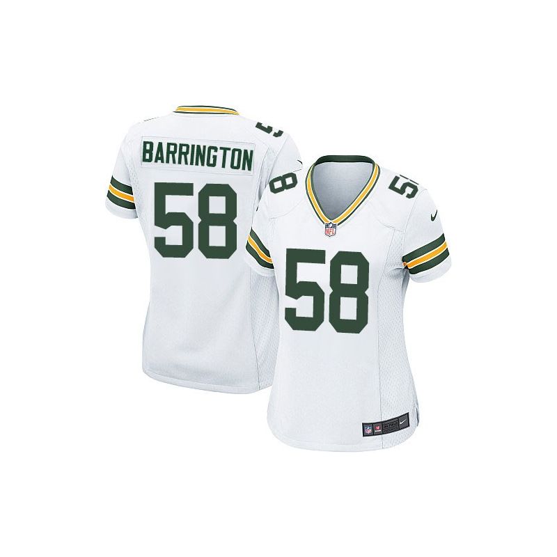 Cheap Sam Barrington Packers Women Jersey From China White Game #58