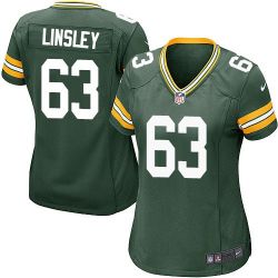 Cheap Corey Linsley Packers Women Jersey From China Green Game #63