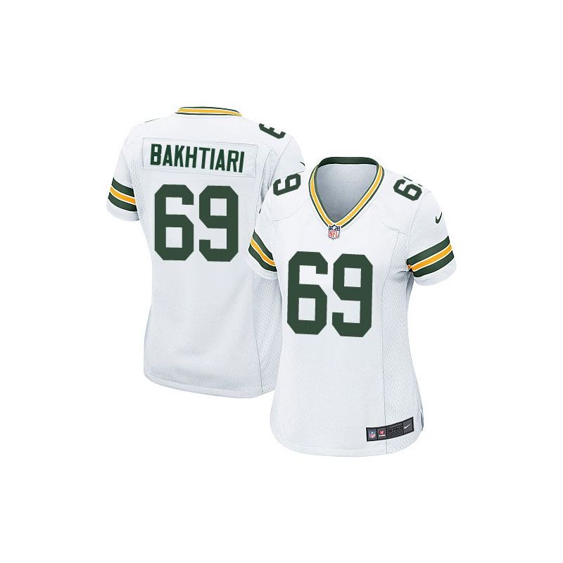 Cheap David Bakhtiari Packers Women Jersey From China White Game #69