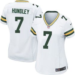 Cheap Brett Hundley Packers Women Jersey From China White Game #7