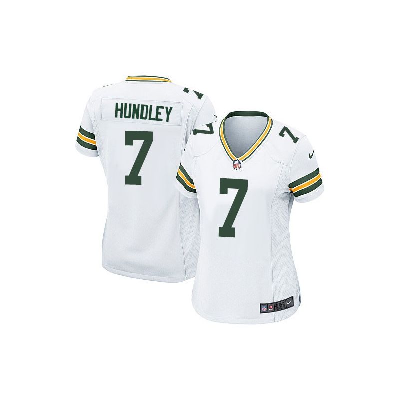 Cheap Brett Hundley Packers Women Jersey From China White Game #7