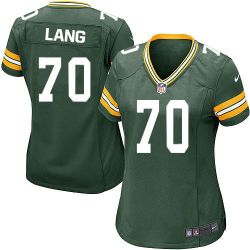 Cheap TJ Lang Packers Women Jersey From China Green Game #70