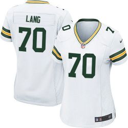 Cheap TJ Lang Packers Women Jersey From China White Game #70