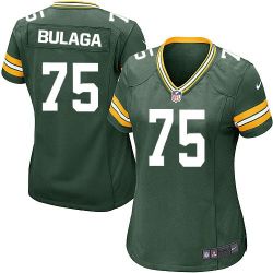 Cheap Bryan Bulaga Packers Women Jersey From China Green Game #75