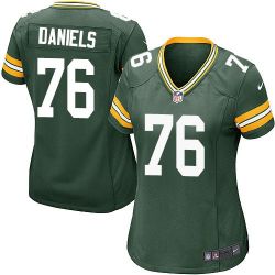 Cheap Mike Daniels Packers Women Jersey From China Green Game #76