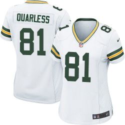 Cheap Andrew Quarless Packers Women Jersey From China White Game #81