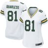 Cheap Andrew Quarless Packers Women Jersey From China White Game #81