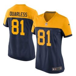 Cheap Andrew Quarless Women Jersey From China Packers Game #81