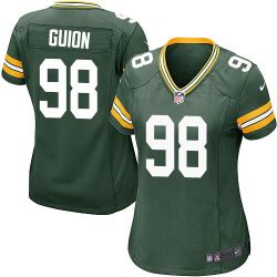 Cheap Letroy Guion Packers Women Jersey From China Green Game #98
