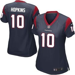 Cheap DeAndre Hopkins Texans Women Jersey From China Blue Game #10