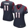 Cheap Jaelen Strong Texans Women Jersey From China Blue Game #11