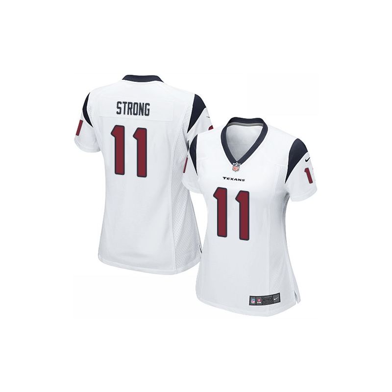 Cheap Jaelen Strong Texans Women Jersey From China White Game #11