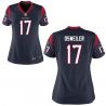 Cheap Brock Osweiler Texans Women Jersey From China Blue Game #17