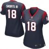 Cheap Cecil Shorts III Texans Women Jersey From China Blue Game #18