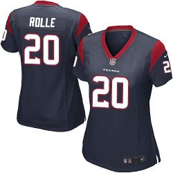 Cheap Jumal Rolle Texans Women Jersey From China Blue Game #20