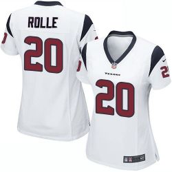 Cheap Jumal Rolle Texans Women Jersey From China White Game #20