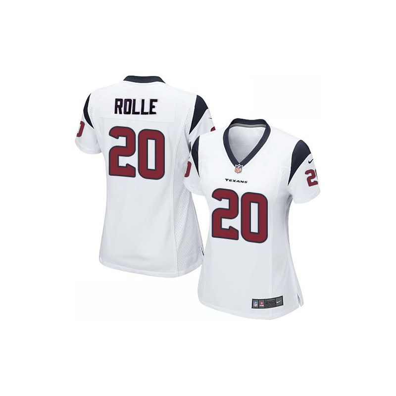 Cheap Jumal Rolle Texans Women Jersey From China White Game #20