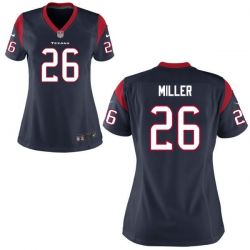 Cheap Braxton Miller Texans Women Jersey From China Blue Game #26