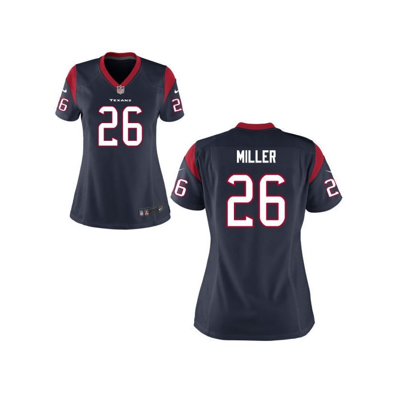 Cheap Braxton Miller Texans Women Jersey From China Blue Game #26