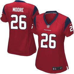 Cheap Rahim Moore Texans Women Jersey From China Red Game #26