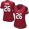 Cheap Rahim Moore Texans Women Jersey From China Red Game #26