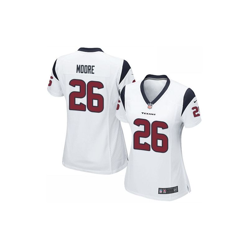 Cheap Rahim Moore Texans Women Jersey From China White Game #26