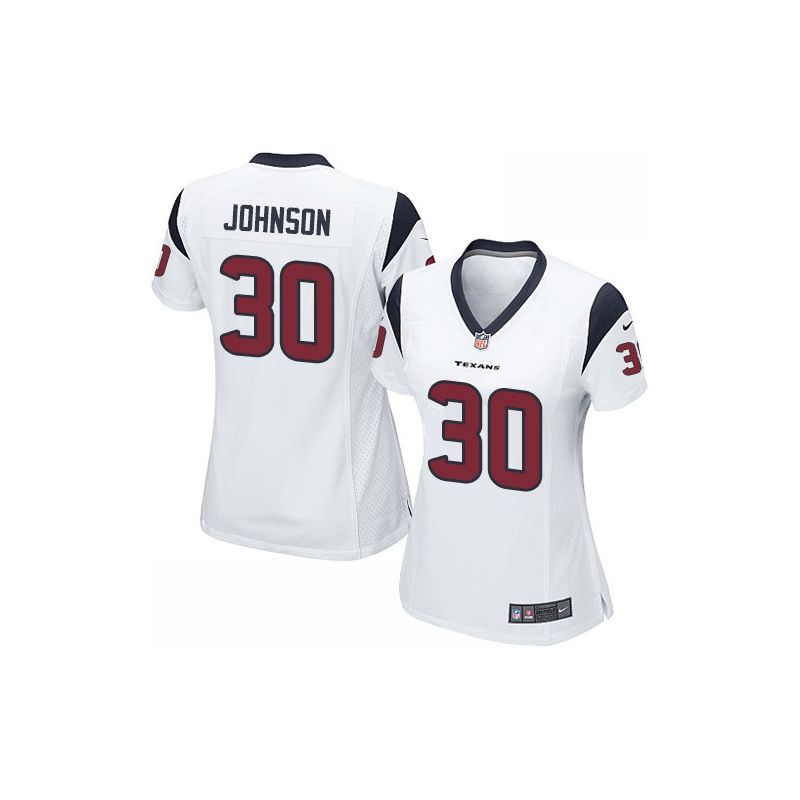 Cheap Kevin Johnson Texans Women Jersey From China White Game #30