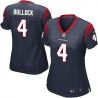 Cheap Randy Bullock Texans Women Jersey From China Blue Game #4